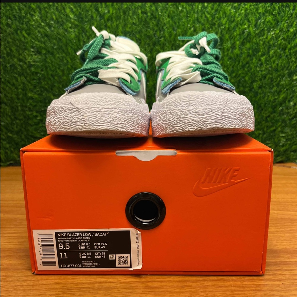 Nike Blazer Low Sacai Classic Green - Picture 6 of 11